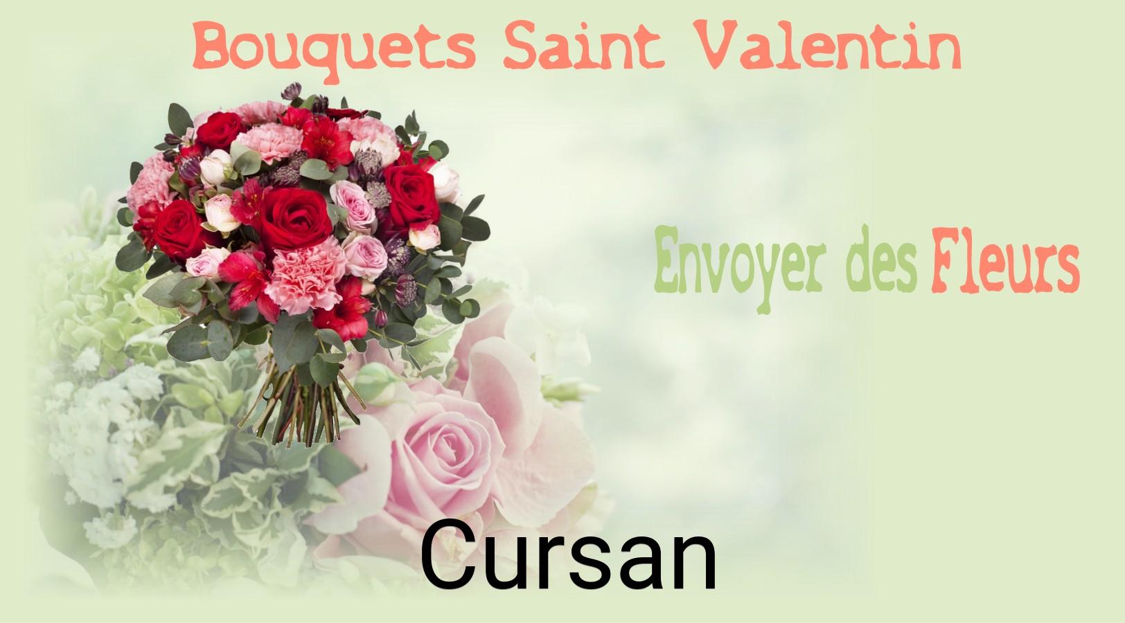 Roses de Saint-Valentin livrées à Cursan